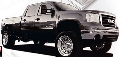 GMC truck from the Diesel Wheels Super Single Series catalog spread